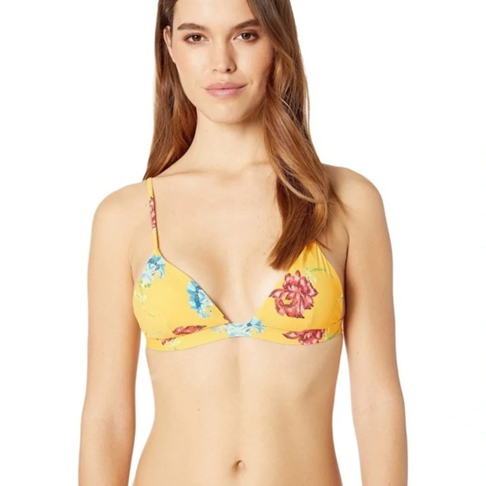 Onia Danni Bikini Top & Bottom with Floral Accents